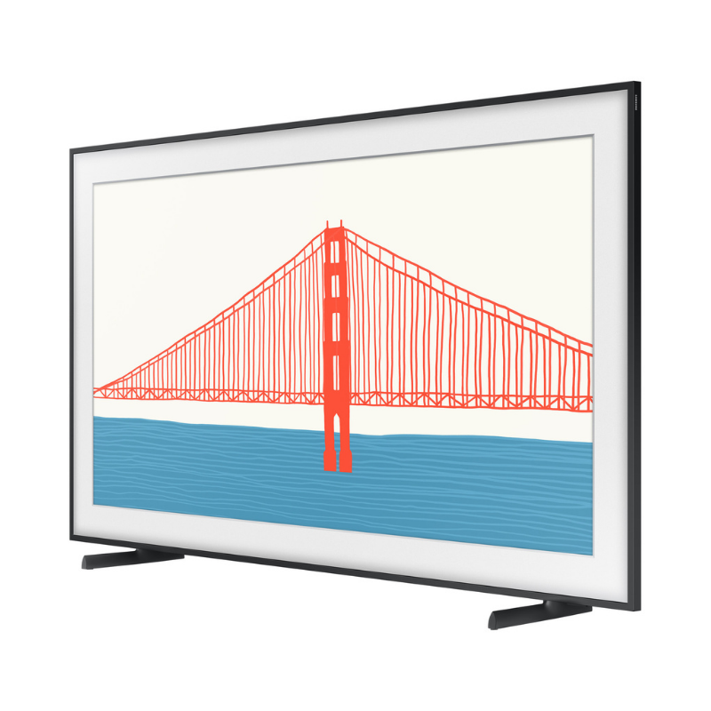 Samsung 65" QLED 4K The Frame TV with Art Mode, Customizable Bezel, Dual LED, PC on TV, AI Upscaling, Solar Cell Remote 65LS03A
