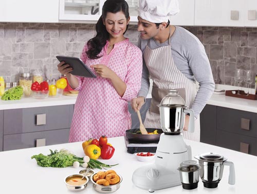 Nikai Blender 750w 3 in 1 Stainless Steel Durable ABS Body 18000RPM Powerful Turbo Motor With Pulse Function NB894