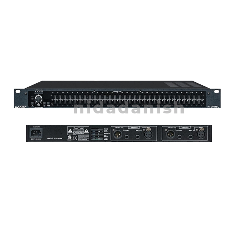 Kodtec High Quality Professional Audio Equalizer Single KT-2015EQ