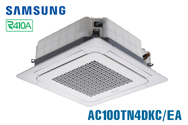 Samsung Ceiling Cassette 36,000 BTU Wind-Free, Energy Saving, Big Blade, Motion Detect Sensor AC100TN4DKC/EA-36BTU