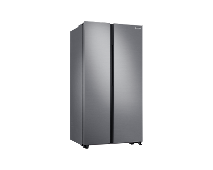 Samsung Refrigerator 655L with Sleek & Seamless Design, Digital Inverter, Side by Side Door, SpaceMax, FlexZone, DIT, Metal Cooling Silver RS62R5005M9