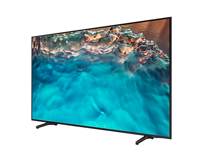 Samsung 85" LED 4K Crystal UHD Smart TV with Air Slim Design, Smart Hub, HDR, Motion Xcelerator, OTS Lite, Solarcell Remote 85BU8000