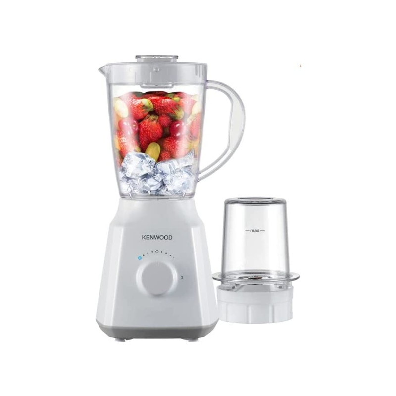 Kenwood Blender 1.5L Plastic Jar 300W with Mill & 2 Speed Pulse & Ice Crush Function BLP05.150wh