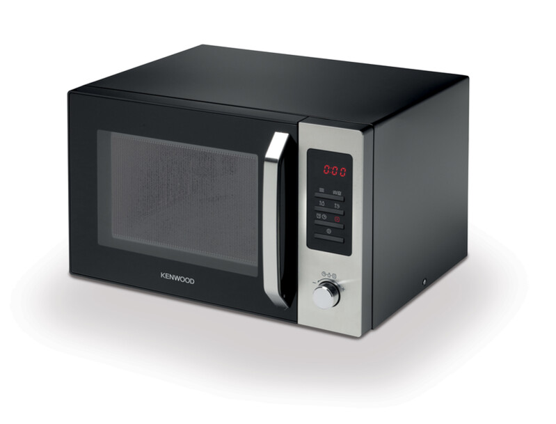 Kenwood 30L Microwave Oven with Grill Digital Display 5 Power Levels Defrost Function Stainless Steel Auto Menu 95 Minutes Timer Clock Function 1000W MWM30.000BK