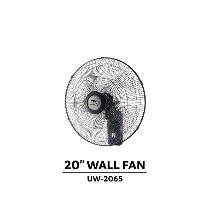 Dolphin Wall Fan 20'' 5 Blades 3 Speeds UW-2065