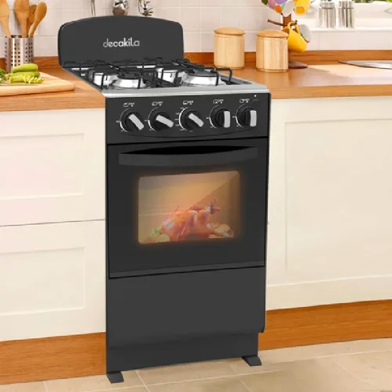 Decakila Cooker 50x50 Full Gas Cooking Range Gas Oven 50L KUGS003B