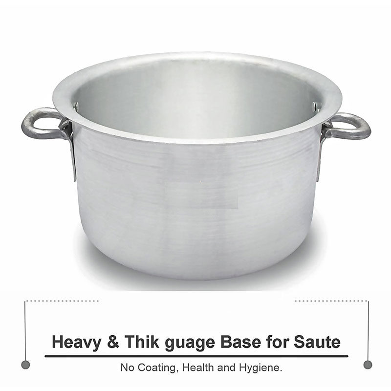 Nadstar Aluminium Sufuria 380L with Lid & Handle 46KG Gauge 5G 5.40MM Aluminium Tapela Patila with Handles Commercial Tope No.74