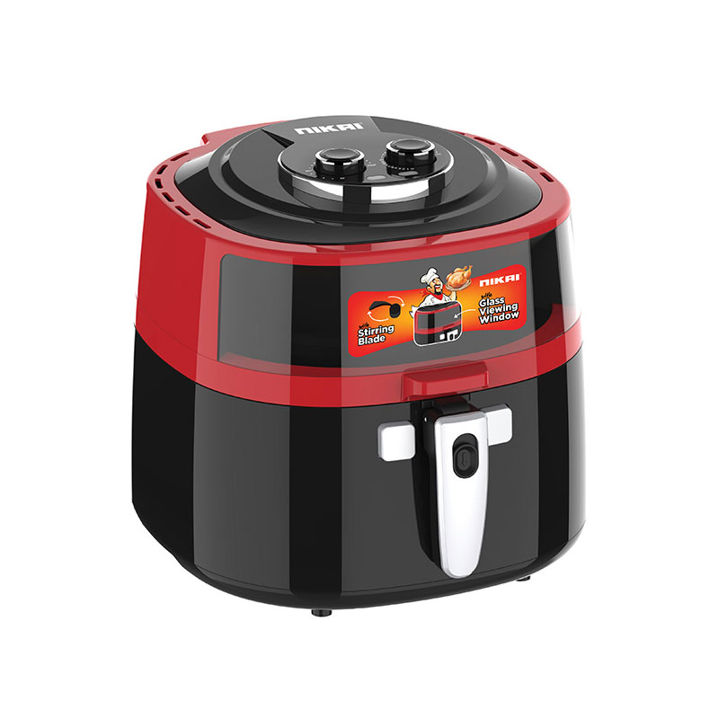 Nikai Air Fryer 8L w/ Tray 1800w 30 Min Timers Low Oil Fryer Non Stick Basket Ideal for Meat Fish & Vegetables Healthy Fryer NAF877A