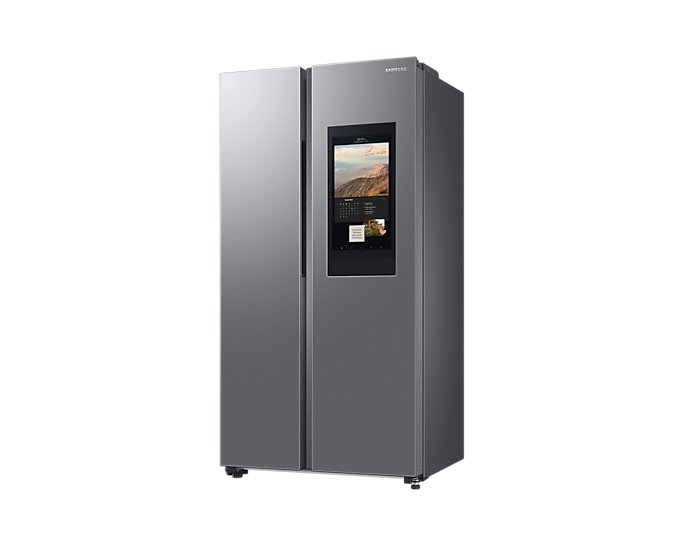 Samsung Refrigerator 635L with Sleek & Seamless Design, Side by Side, Digital Inverter, SpaceMax, DIT, Non-Plumb Dispenser, Auto Ice Maker Mirror Black RS64R53112A