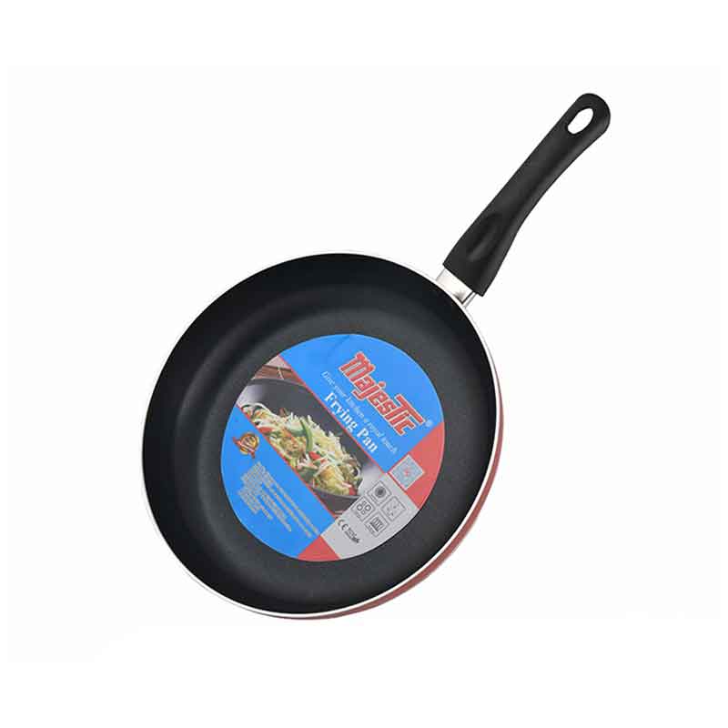 Nadstar Frypan 26CM Nonstick Interior For Low Fat Healthy Cooking Stainless Steel Fitting Extra Heavy Ceramic Gas Electric & Hob FP26