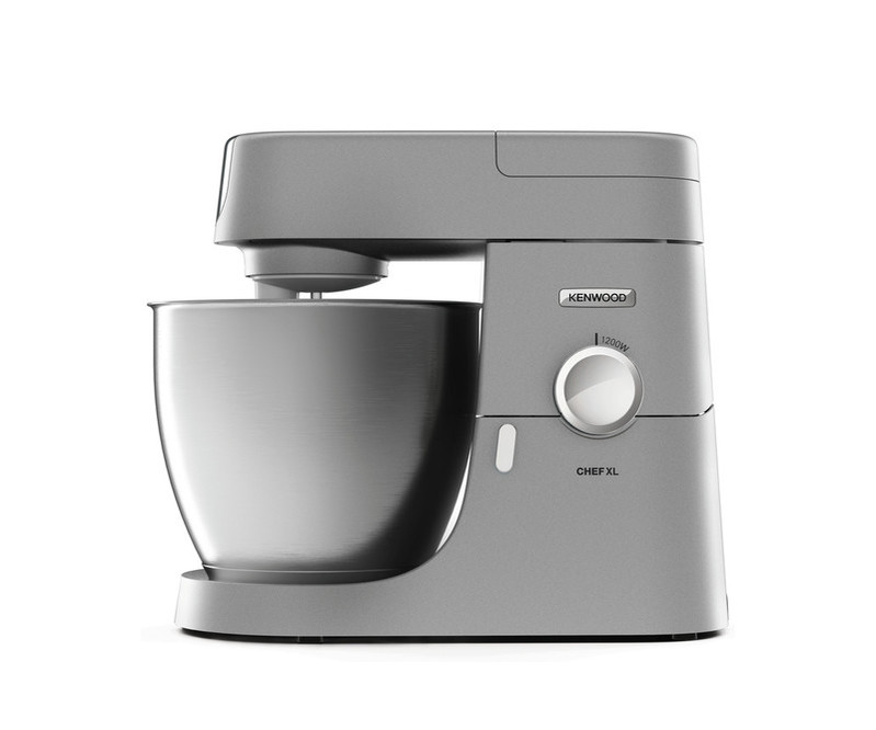 Kenwood Stand Mixer Kitchen Machine Metal Body CHEF XL 1200W with 6.7L Stainless Steel Bowl K-Beater Whisk Dough Hook Glass Blender Meat Grinder Multi Mill KVL4230S