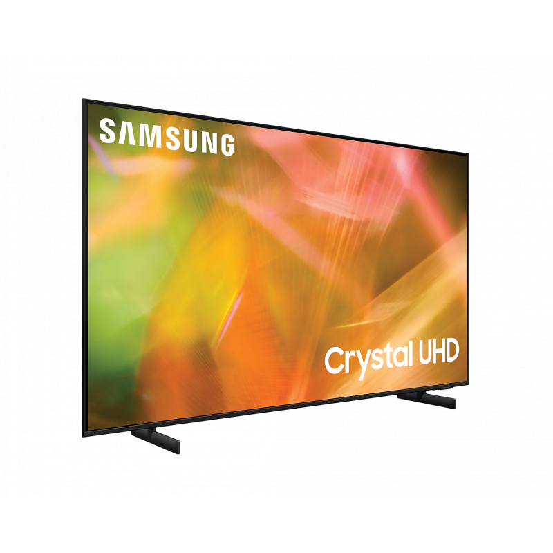 Samsung 50" LED 4K Crystal UHD Smart TV, Air Slim Design, Motion Xcelerator, HDR, Q-Symphony, PC on TV 50AU8000