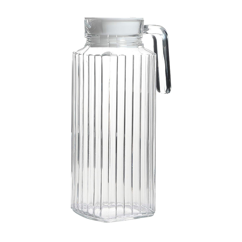 Luminarc Jug Quadro Fridge 1.3L with White Lid L9918