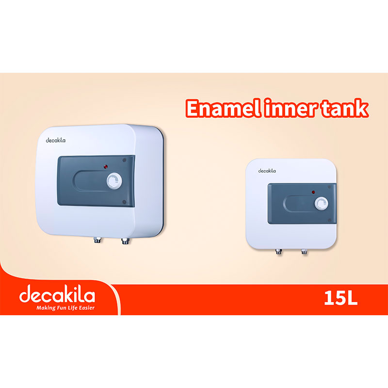 Decakila Water Heater 15L Electric 1500W High Precision Thermostat IPX4 Waterproof Grade KEWH011W