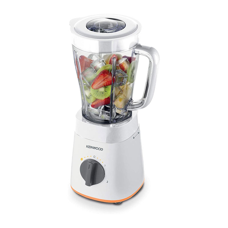 Kenwood Blender 500W Smoothie Blender/Smoothie Maker 1.5L with Multi Mill (Grinder/Chopper) Ice Crush Function BLP15.150wh