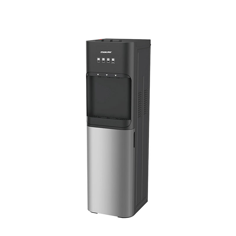 Nikai Water Dispenser 3 Tap/Faucet Bottom Loading Water Dispenser Instant Hot/Cold/Room Temperature Water Dispenser Child Safety Lock Stainless Steel Reservoir Ideal for Home and Office Silver/Black - NWD4000BS