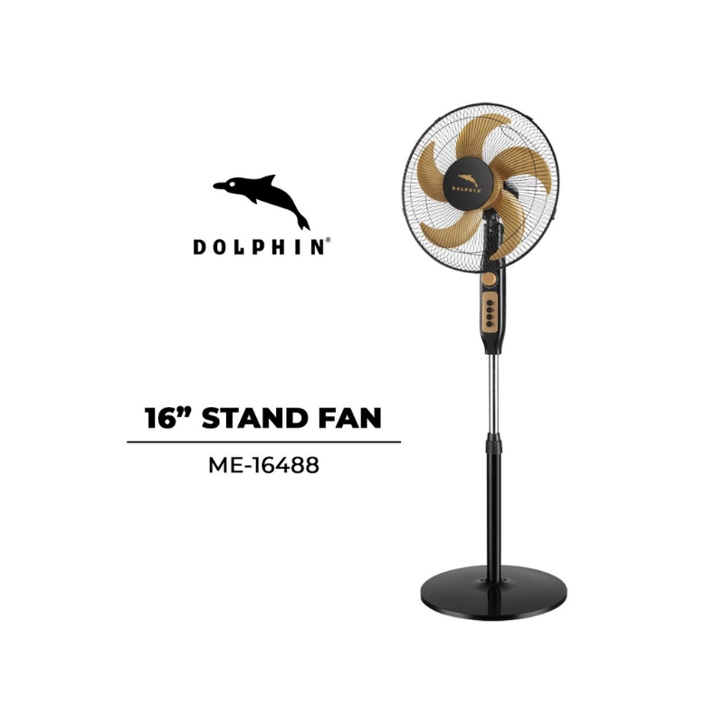 Dolphin Stand Fan 16" Plastic Blade ME-16488
