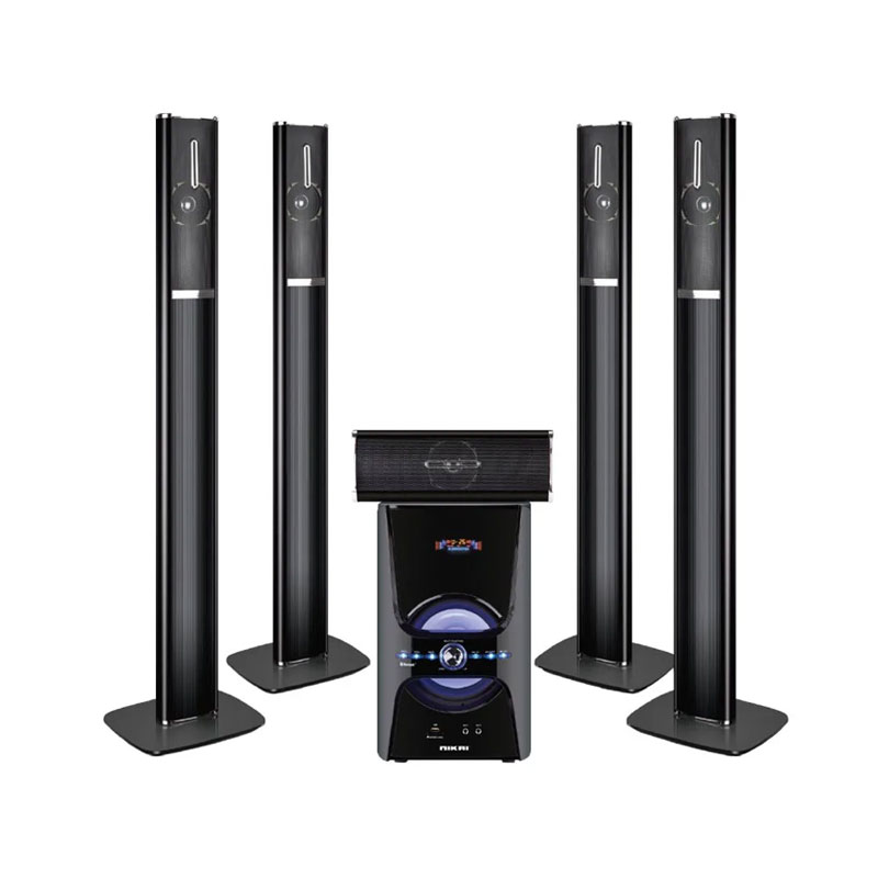 Nikai Home Theater 5.1ch Bluetooth FM USB SD Card LED Display Digital Amplifier & Switch Power Resource NHT6100BTB