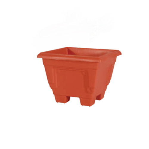 Cello Square Planter 5 Multi-Color 175 x 175 x 138mm (Pack of 6)