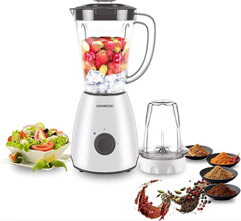 Kenwood Blender Smoothie Maker 400W 1.5L With Multi Mill (Grinder/Chopper) Ice Crush Function BLP10.A0WH