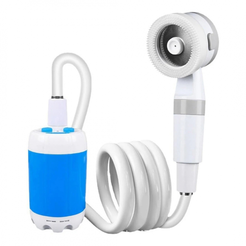 Electric Portable Outdoor Handheld Rechargeable Shower Set for Hiking Bathing Traveling KE-806
