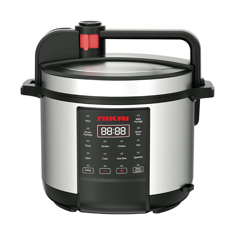 Nikai Electric Pressure Cooker 6L 1000W 11-in-1 Smart Multi-Cooker Slow Cooker Rice Co